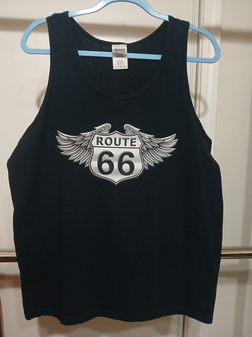 'Route 66' Winged Shield Tank Top